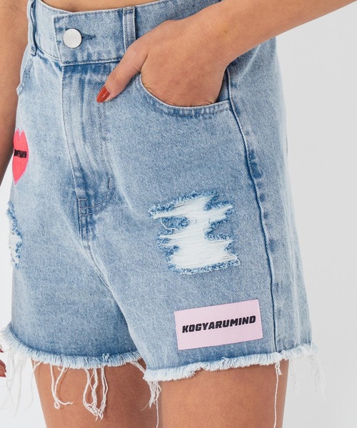 KOGYARU×ANAP デニム ショートパンツ × レッグウォーマー（デニム