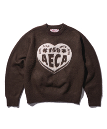 AECA LOVE DOODLE KNIT-BROWN