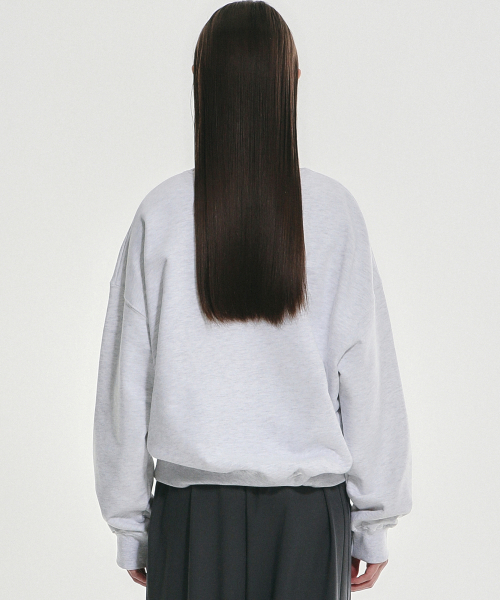 NICK&NICOLE（ニックアンドニコール）の「NICOLE ORIGINALS SWEATSHIRT_MELANGE GREEN（スウェット・レディース・その他・FREE）」の3枚目の写真