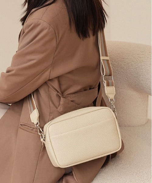 BACKYARD FAMILY(バックヤードファミリー)の「斜めがけショルダーバッグ ミニ gbag4121(ショルダーバッグ・レディース・スカイブルー/ベージュ/ホワイト/キャメル/ブラック・FREE)」の14枚目の写真
