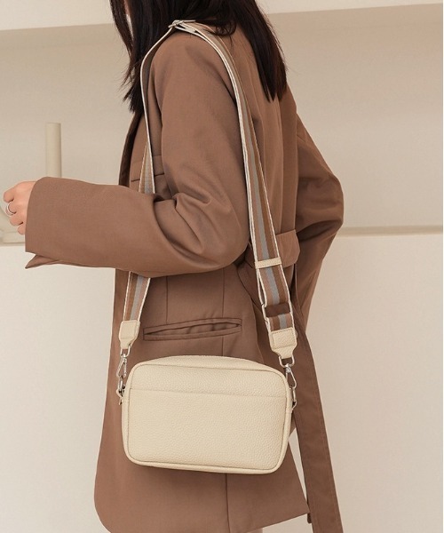 BACKYARD FAMILY(バックヤードファミリー)の「斜めがけショルダーバッグ ミニ gbag4121(ショルダーバッグ・レディース・スカイブルー/ベージュ/ホワイト/キャメル/ブラック・FREE)」の15枚目の写真