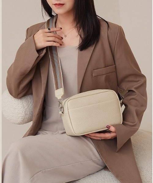 BACKYARD FAMILY(バックヤードファミリー)の「斜めがけショルダーバッグ ミニ gbag4121(ショルダーバッグ・レディース・スカイブルー/ベージュ/ホワイト/キャメル/ブラック・FREE)」の16枚目の写真