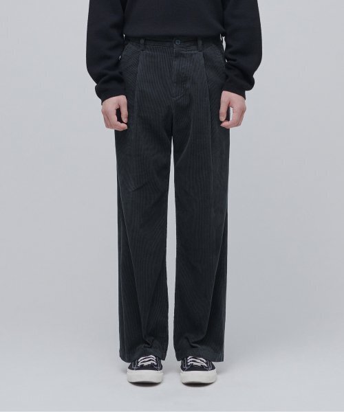 MUSINSA STANDARD（ムシンサスタンダード）の「ワイドコーデュロイパンツ[グレー]（その他パンツ・メンズ・その他・38/36/34/32/30/31/33/26/27/28/29）」の2枚目の写真