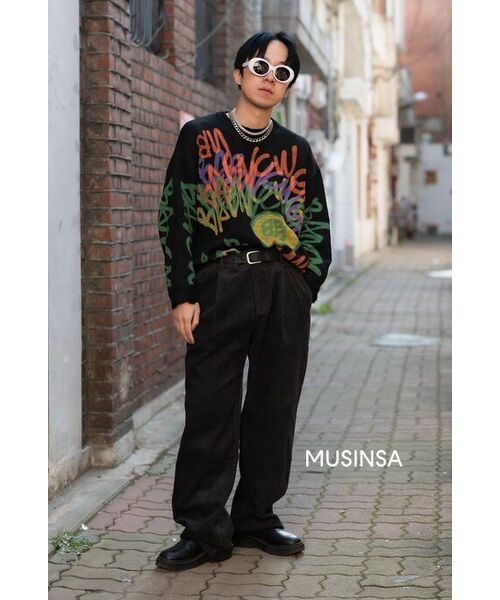 MUSINSA STANDARD（ムシンサスタンダード）の「ワイドコーデュロイパンツ[グレー]（その他パンツ・メンズ・その他・38/36/34/32/30/31/33/26/27/28/29）」の10枚目の写真