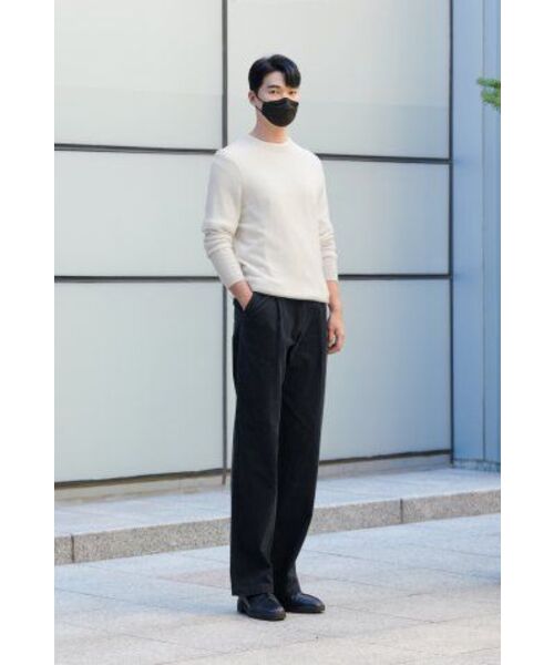 MUSINSA STANDARD（ムシンサスタンダード）の「ワイドコーデュロイパンツ[グレー]（その他パンツ・メンズ・その他・38/36/34/32/30/31/33/26/27/28/29）」の17枚目の写真
