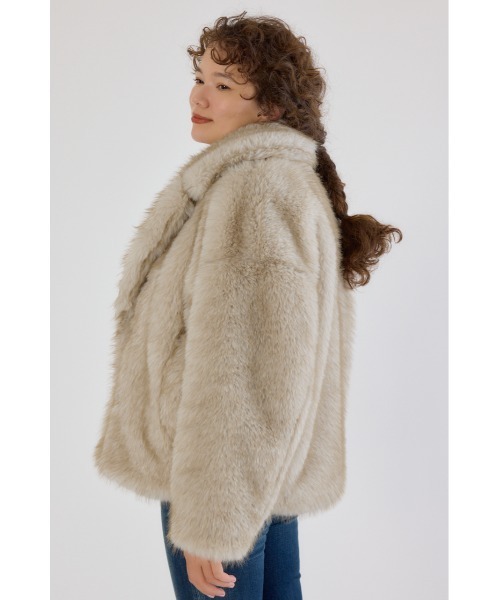 セール】フェイクファーピーコート（ピーコート）｜RODEO CROWNS WIDE