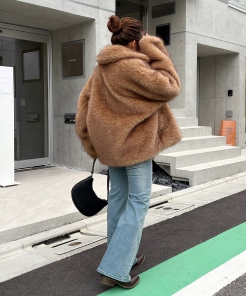 セール】フェイクファーピーコート（ピーコート）｜RODEO CROWNS WIDE