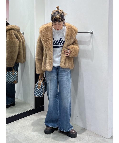 セール】フェイクファーピーコート（ピーコート）｜RODEO CROWNS WIDE