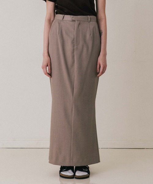 CREDONA(クレドナ)の「【THE C】ICHIGUN SKIRT/イチグンスカート(スカート・レディース・ベージュ・1/0)」の1枚目の写真