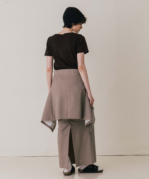 CREDONA(クレドナ)の「【THE C】ICHIGUN SKIRT/イチグンスカート(スカート・レディース・ベージュ・1/0)」の5枚目の写真