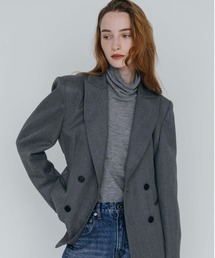 FINE WOOL OVER HIGH NECK TOPS/ファインウールオーバーハイネックトップス