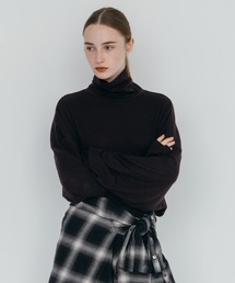FINE WOOL OVER HIGH NECK TOPS/ファインウールオーバーハイネックトップス