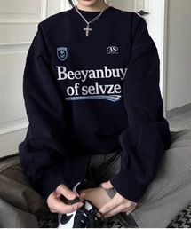 SHEPP（シープ）の「【裏起毛】オーバーサイズ プリント スウェット（スウェット・レディース）」