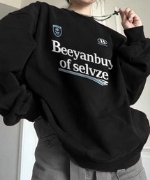 SHEPP（シープ）の「【裏起毛】オーバーサイズ プリント スウェット（スウェット）」