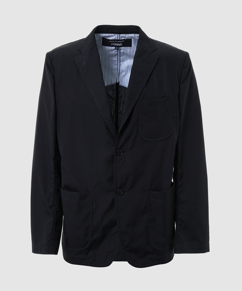 COMME des GARCONS HOMME(コム デ ギャルソン・オム)の「COTTON SEAM-PUCKERED JACKET(テーラードジャケット・メンズ・ネイビー/ブラック・S/M/L/XL/XS)」の2枚目の写真