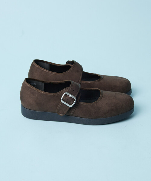 FREAK'S STORE（フリークスストア）の「限定展開 レザレットSW メリージェーン / ベルテッドシューズ（スニーカー・メンズ・ブラック/ダークブラウン・24.0cm/25.0cm/23.0cm/26.0cm/27.0cm/28.0cm）」の7枚目の写真