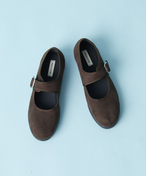 FREAK'S STORE（フリークスストア）の「限定展開 レザレットSW メリージェーン / ベルテッドシューズ（スニーカー・メンズ・ブラック/ダークブラウン・24.0cm/25.0cm/23.0cm/26.0cm/27.0cm/28.0cm）」の9枚目の写真