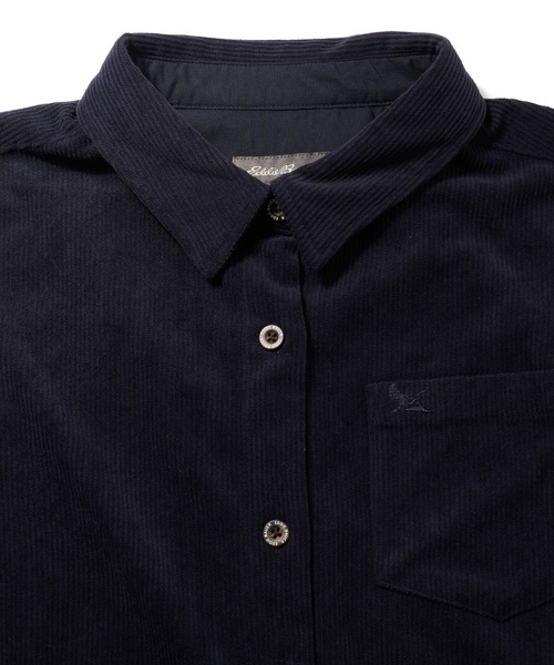 Eddie Bauer(エディーバウアー)の「コーデュロイ シャツワンピース(シャツワンピース・レディース・ベージュ/ネイビー/ブラウン・S/M/L/XL)」の5枚目の写真