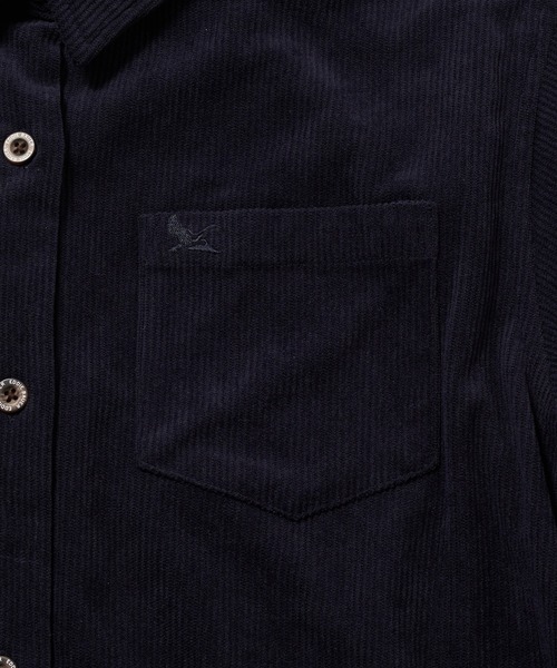 Eddie Bauer(エディーバウアー)の「コーデュロイ シャツワンピース(シャツワンピース・レディース・ベージュ/ネイビー/ブラウン・S/M/L/XL)」の7枚目の写真