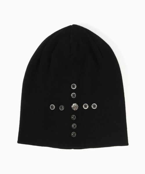 SUPPLIER / サプライヤー Cross Studs Long Beanie（ニットキャップ