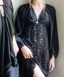 ANNEBRA | Melodie レースコンビガウン(ガウン/バスローブ)