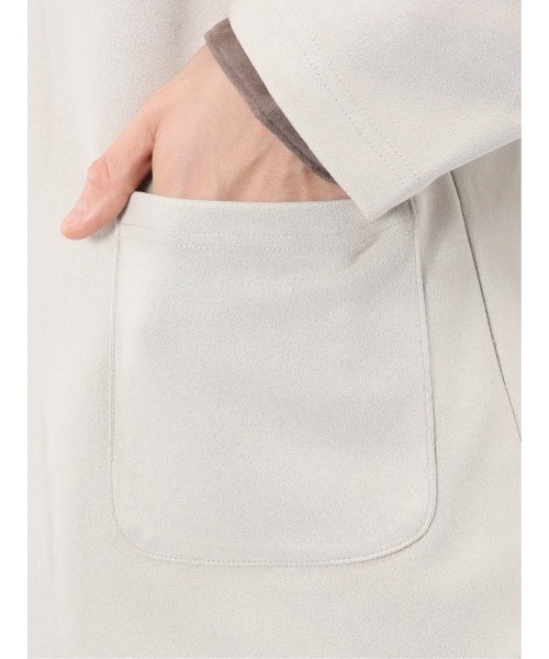 m.f.editorial(エムエフエディトリアル)の「【ストレッチ ややゆったり】m.f.エディトリアルメンズ 起毛 2ボタン ジャケット(テーラードジャケット・メンズ・ライトグレー/ダークウッド・MEDIUM/LARGE/X-LARGE)」の21枚目の写真