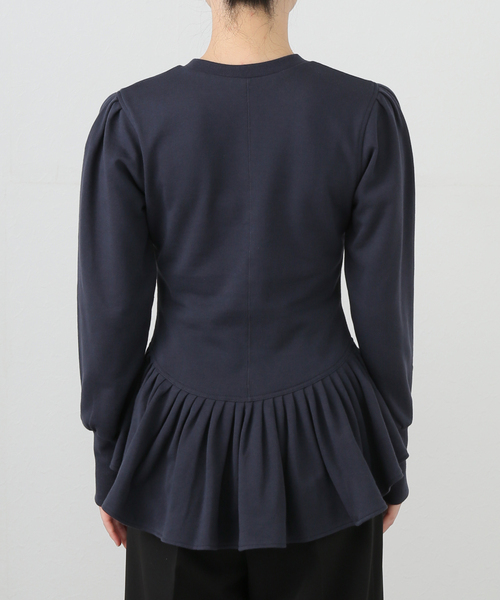 EDIT. FOR LULU（エディットフォールル）の「angielala LULU  ペプラムスウェット（Tシャツ/カットソー・レディース・チャコールグレー/ネイビー・FREE）」の20枚目の写真