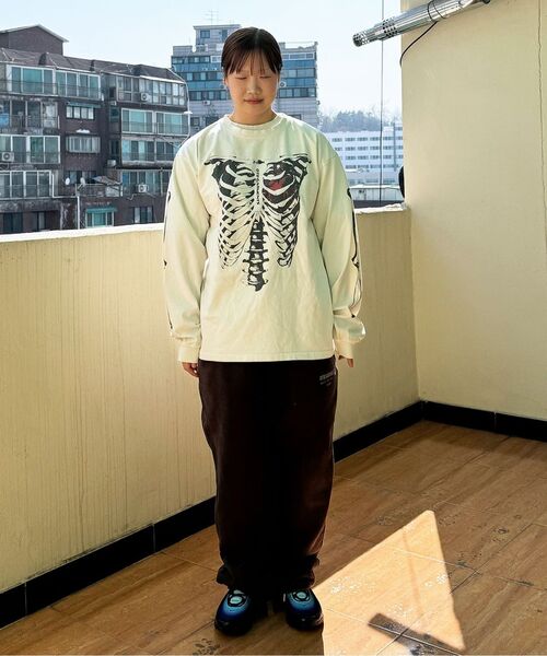 QT8 GARMENTS（キューティーエイトガーメント）の「RG String Washed Sweatpants (Black)（スウェットパンツ・レディース・その他・MEDIUM/LARGE/X-LARGE）」の2枚目の写真