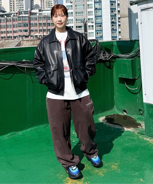 QT8 GARMENTS（キューティーエイトガーメント）の「RG String Washed Sweatpants (Black)（スウェットパンツ・レディース・その他・MEDIUM/LARGE/X-LARGE）」の5枚目の写真