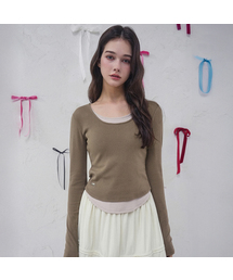 Vive Fake Layered Tee_3Colors