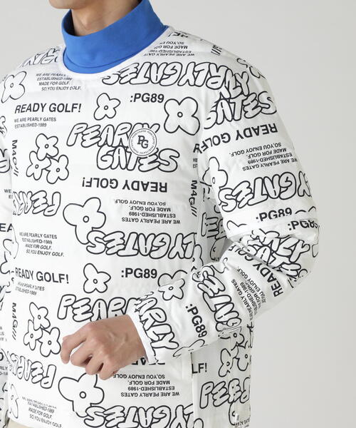 PEARLY GATES（パーリーゲイツ）の「【PEARLY GATES】NyストレッチBIGリップストップ中綿2WAYスニードジャック ＜ロゴ×花柄＞（その他トップス・メンズ・ホワイト系その他・MEDIUM/LARGE/X-LARGE/XX-LARGE）」の10枚目の写真