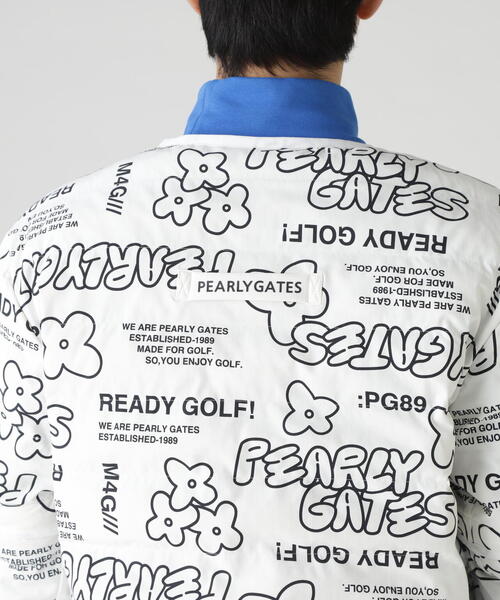 PEARLY GATES（パーリーゲイツ）の「【PEARLY GATES】NyストレッチBIGリップストップ中綿2WAYスニードジャック ＜ロゴ×花柄＞（その他トップス・メンズ・ホワイト系その他・MEDIUM/LARGE/X-LARGE/XX-LARGE）」の13枚目の写真