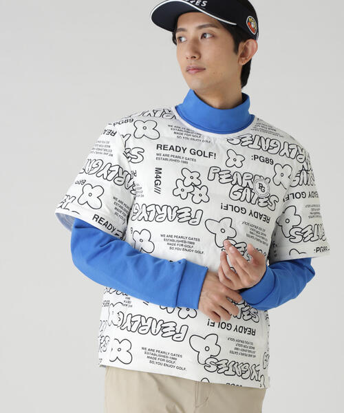 PEARLY GATES（パーリーゲイツ）の「【PEARLY GATES】NyストレッチBIGリップストップ中綿2WAYスニードジャック ＜ロゴ×花柄＞（その他トップス・メンズ・ホワイト系その他・MEDIUM/LARGE/X-LARGE/XX-LARGE）」の14枚目の写真