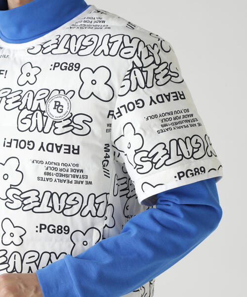 PEARLY GATES（パーリーゲイツ）の「【PEARLY GATES】NyストレッチBIGリップストップ中綿2WAYスニードジャック ＜ロゴ×花柄＞（その他トップス・メンズ・ホワイト系その他・MEDIUM/LARGE/X-LARGE/XX-LARGE）」の15枚目の写真