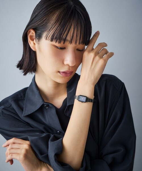 Jouete（ジュエッテ）の「[タイムピース] ソーラー オクタゴン（アナログ腕時計・レディース・ブラック系その他・FREE）」の3枚目の写真