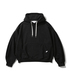 ANGLAN（アングラン）の「Valley Tuck Sweat Balloon Hoodie - Black（パーカー・FREE）」