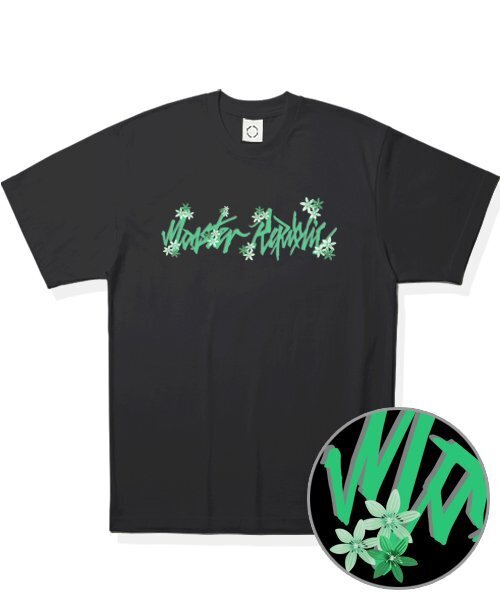 MONSTER REPUBLIC(モンスターリパブリック)の「ムーブメントベーシックフラワーグリーンTシャツブラック(Tシャツ/カットソー・レディース・その他・X-LARGE/LARGE/MEDIUM/SMALL)」の3枚目の写真