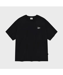 スモールスタテール半袖Tシャツ_ブラック