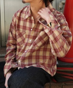 シャドーオンブレチェックシャツ（シャツ/ブラウス）｜Noen（ノエン