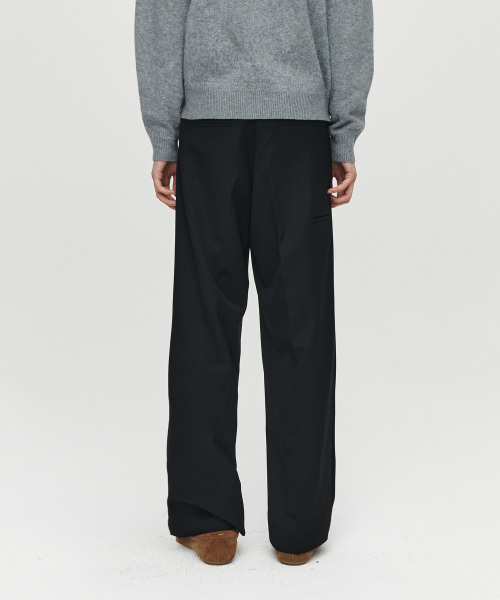 HEUTE(ホイテ)の「MATTHEW WOOL WIDE PANTS (BLACK)(その他パンツ・メンズ・ブラック・LARGE)」の3枚目の写真