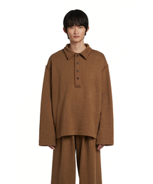 TRUNK PROJECT（トランクプロジェクト）の「Destroyed Polo_Brown（ポロシャツ）」