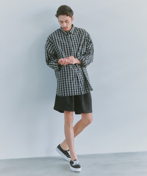 NewAnce(ニュアンス)の「【NewAnce】New Standard Check Shirts -Over Fit -(シャツ/ブラウス・メンズ・ブラウン/ブラック・L/M)」の6枚目の写真