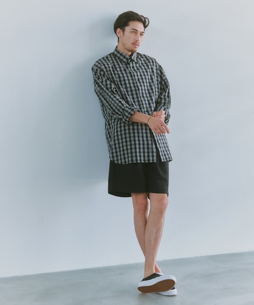 NewAnce(ニュアンス)の「【NewAnce】New Standard Check Shirts -Over Fit -(シャツ/ブラウス・メンズ・ブラウン/ブラック・L/M)」の7枚目の写真