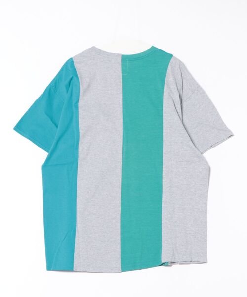 ＪＵＧＬＡＮＳ（ユグランス）の「【KISS,TOKYO】リメイクTシャツ ブルー×グレー インディアン（Tシャツ/カットソー・メンズ・その他・ONE SIZE）」の8枚目の写真