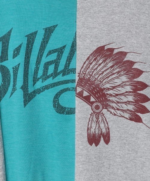 ＪＵＧＬＡＮＳ（ユグランス）の「【KISS,TOKYO】リメイクTシャツ ブルー×グレー インディアン（Tシャツ/カットソー・メンズ・その他・ONE SIZE）」の4枚目の写真