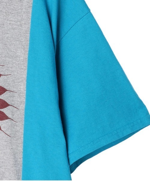 ＪＵＧＬＡＮＳ（ユグランス）の「【KISS,TOKYO】リメイクTシャツ ブルー×グレー インディアン（Tシャツ/カットソー・メンズ・その他・ONE SIZE）」の5枚目の写真