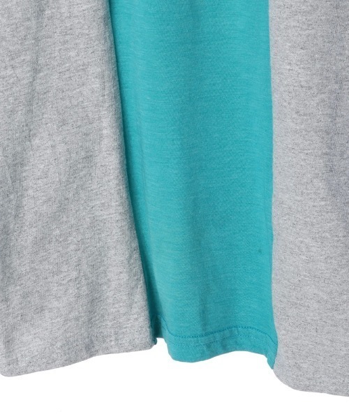 ＪＵＧＬＡＮＳ（ユグランス）の「【KISS,TOKYO】リメイクTシャツ ブルー×グレー インディアン（Tシャツ/カットソー・メンズ・その他・ONE SIZE）」の6枚目の写真