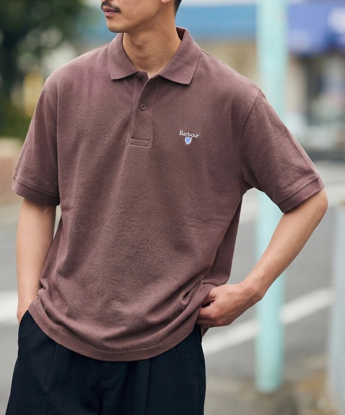 Barbour（バブアー）の「【Barbour】barbour original sports polo shirt af（ポロシャツ・メンズ・オリーブ/スカイブルー/グリーン/ネイビー/ブラック/ホワイト系1/ホワイト/ブラウン/グレー・M/XXL/L/XL）」の5枚目の写真