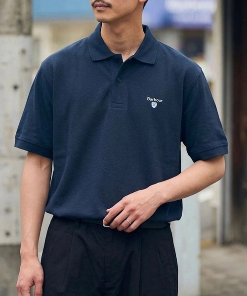 Barbour(バブアー)の「【Barbour】barbour original sports polo shirt af(ポロシャツ・メンズ・オリーブ/スカイブルー/グリーン/ネイビー/ブラック/ホワイト系1/ホワイト/ブラウン/グレー・M/XXL/L/XL)」の15枚目の写真