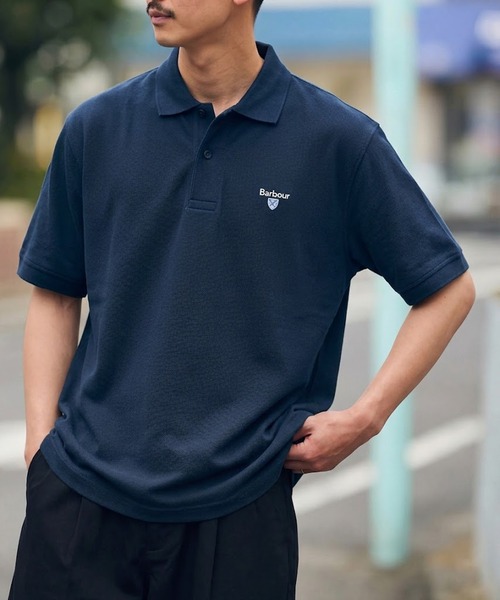 Barbour(バブアー)の「【Barbour】barbour original sports polo shirt af(ポロシャツ・メンズ・オリーブ/スカイブルー/グリーン/ネイビー/ブラック/ホワイト系1/ホワイト/ブラウン/グレー・M/XXL/L/XL)」の13枚目の写真